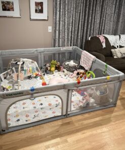 LOVEVERY | The Play Gym | Award Winning For Baby , Stage-Based Developmental Activity Gym & Play Mat for Baby to Toddler 46 810Mnp584EL