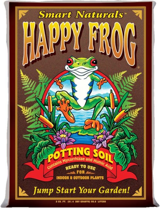 FoxFarm FX14047 2-Cubic Feet FoxFarm Happy Frog Potting Soil 2 cubic feet