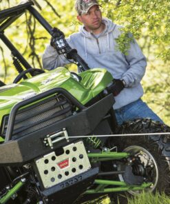 Warn Vantage 3000 Winch - 3000 lb. Capacity, 50' of 5/16" Wire Rope, Roller Fairlead, Wired Remote Control, Weather-Sealed, for ATV/UTV 13 810NoNcv4QL