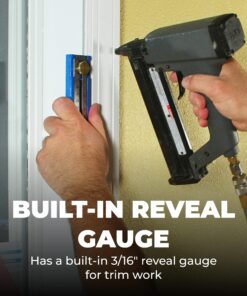 Kreg KMA2900 Multi-Mark Multi-Purpose Marking & Measuring Tool, Alloy Steel - Measuring Tools for Woodworking - Measurement Tool - Carpentry Tools & Accessories Blue 17 810OQ 470EL