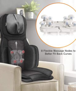 Snailax Shiatsu Air Compression Back Massager Foot Machine Bundle | Massage Chair Spot Massage for Neck and Back, Vibration Massage Seat Cushion 17 810P3OjDkJL
