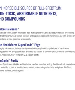 HEALTHFORCE SUPERFOODS Chlorella Manna - VeganTabs 1200 1200 Count (Pack of 1) Standard Packaging 11 810PP8XInOL