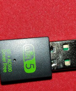 USB WiFi Bluetooth Adapter, 600Mbps Dual Band 2.4/5Ghz Wireless Network External Receiver, Mini WiFi Dongle for PC/Laptop/Desktop 33 810PRaeAngL