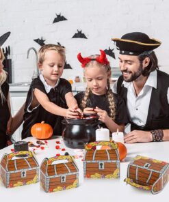 Adorox 12 Treasure Chest Treat Boxes Pirate Birthday Party Favor Goodies 17 810Q4AGErcL