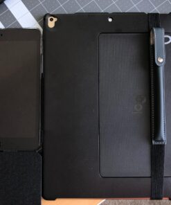 MoKo Pencil Case Fit Apple Pencil (USB-C), Apple Pencil 1st/2nd Generation, Elastic Band Detachable Stylus Pens Pocket Protective Pouch for 9.7"-12.9" Tablet, Space Gray 65 810Q5WixFEL