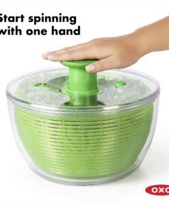 OXO Good Grips Salad Spinner,Green, Large Green Salad Spinner 34 810TZPRqnBL