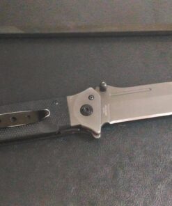 Tough Heavy Duty Everyday Carry Tanto Blade Ball Bearing Flipper Folding Pocket Knife with Sheath Black G10 - Black Tanto Blade 29 810U9BEaLyL