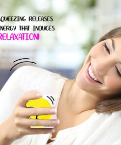 Neliblu 24 Pack Smile Stress Balls for Kids and Adults - 2" Stress Balls in Bulk - Neon Yellow Funny Face Squishy Balls to Support Anxiety - Fidget Toys, Party Favors, Goodie Bag Stuffers for Kids 26 810Uc2rHpWL