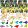 12 Pack: Dinosaur Excavation Kits for Kids, Dino Dig Kits, 3D Dig a Dinosaur Fossil and Figure Sets, Bulk Science Education Toys for Paleontology Archaeology STEM Learning Kids Activity Party Favors 35 810V0iSQrHL