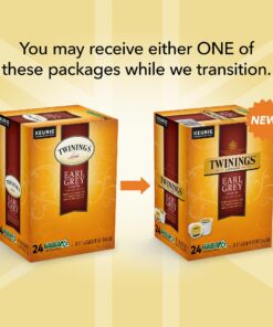 Twinings Earl Grey K-Cup Pods for Keurig, Caffeinated Black Tea Flavoured with Citrus and Bergamot, 24 Count (Pack of 1) 24 Count (Pack of 1) 10 810V53GAs7L