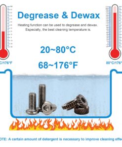 Kendal Commercial Grade 220 Watts 3 Liters Ultrasonic Cleaner HB-23MHT 13 810VxH1gkGL