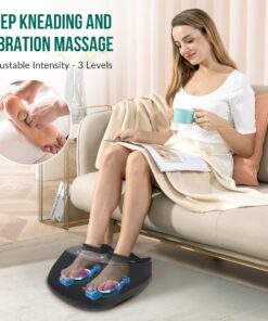 Snailax Foot Massager with Heat,Kneading,Compression,Vibration, Shiatsu Feet Massager Machine for Plantar Fasciitis,Neuropathy Pain, Foot Warmer,Gifts for Women,Men,Size 12 Foot Massager SL-527 23 810VyEMfUyL