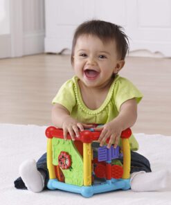 VTech Busy Learners Activity Cube, Multicolor Red Standard Packaging 38 810WCIqlyVL