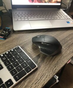 Logitech MX Master 2S Wireless Mouse – Use on Any Surface, Hyper-Fast Scrolling, Ergonomic Shape, Rechargeable, Control Upto 3 Apple Mac and Windows Computers, Graphite (Discontinued by Manufacturer) 2017 Model 60 810WPuEBuFL