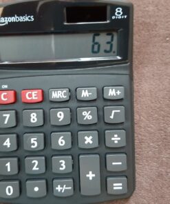 Amazon Basics LCD 8-Digit Desktop Calculator, 1 Pack, Small, Black 29 810WuXrK9EL