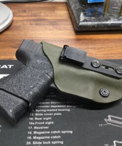 TALON GRIPS Adhesive Pistol Grip – Compatible with Glock 43 – Made in The USA Rubber-Black 39 810X1GVnVCL