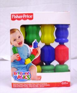 Alternative view of Fisher-Price Snap Lock Bead Shapes, 12 Colorful Beads