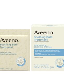 Aveeno Soothing Bath Soak for Eczema, Natural Colloidal Oatmeal, 8 ct. 1.50 Ounce (Pack of 8) 20 810b8pY4 AL