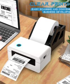 MFLABEL 10 Rolls 4x6 Direct Thermal Blank Shipping Labels for Thermal Printer Shipping Labels with Perforated 250 Labels/ Rolls 9 810bSK8HB7L