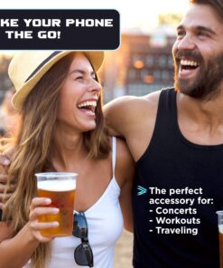 E Tronic Edge Phone Holder for Running, Cell Phone Arm Bands with Reflective Logo, Phone Strap Armband Fits iPhone and Android, Use for Running, Walking, Hiking and Biking, Gray, Medium 21 810bx jsqEL