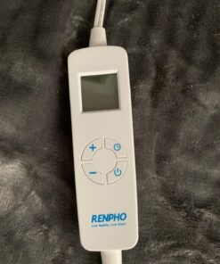 RENPHO Weighted Heating Pad for Back Pain Relief, FSA HSA Eligible, Electric Heat Pads for Neck and Shoulders, Fast-Heating, Auto Shut Off, Christmas Gifts for Women Men Mom Dad, ETL Certified, Gray A-gray-24"x33'' 41 810eimG bEL