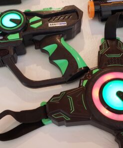 ArmoGear Laser Tag – Laser Tag Guns with Vests Set of 4 – Multi Player Lazer Tag Set for Kids Toy for Teen Boys & Girls – Outdoor Game for Kids, Adults and Family – Ages 8+ Battery Operated 30 810fv6dMkPL 1