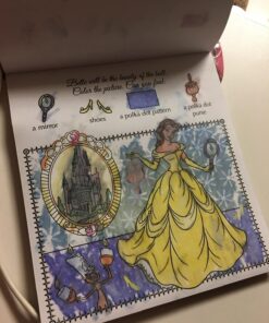 Disney Princess Imagine Ink Book and Sticker Book Set (Bundle Includes 2 Books and Mess Free Marker) 16 810gBVzOhpL