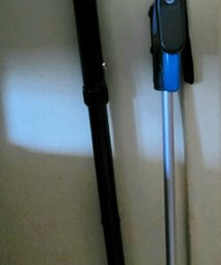 Vaunn Medical Easy Grip™ Height Adjustable Folding Cane/Walking Stick with Strap/Pouch- Compact, Portable, and Safe Walking Assistant- Non-Slip Grip Handle- Men, Women, Elderly, Disabled, Pregnant Black With Gray Handle 39 810ia2E rZL