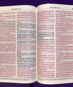 KJV Holy Bible, Giant Print Standard Size Faux Leather Red Letter Edition - Thumb Index & Ribbon Marker, King James Version, Dark Brown Imitation Leather 73 810izTcKuXL