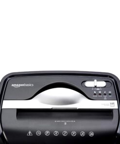 Alternative view of Amazon Basics 12 Sheet Cross Cut Paper and Credit Card Home Office Shredder with 4.8 Gallon Bin, Black