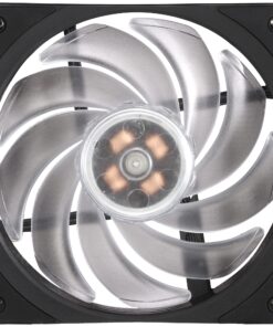 Cooler Master Hyper 212 RGB Black Edition CPU Air Cooler, SF120R RGB Fan, 4 CD 2.0 Heatpipes, Anodized Gun-Metal Black, Brushed Nickel Fins, RGB Lighting for AMD Ryzen/Intel LGA1151 56 810oeStjNjL