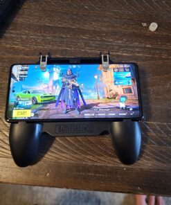 COOBILE Gaming Grip with Portable Charger Cooling Fan,for PUBG Mobile Controller L1R1 Mobile Game Trigger Joystick for Phone (Upgraded Version 4000mAh) Upgraded Version 4000mAh 25 810q6P4sqfL