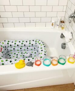 Mommy's Helper Inflatable Bath Tub Froggie Collection, White/Green, 6-24 Months Green, White 21 810q8efa7EL