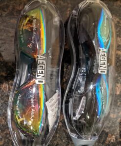 Aegend Swim Goggles, 2 Pack Swimming Goggles No Leaking Adult Men Women Youth Aqua & Bright Rose 31 810qWo2KXJL