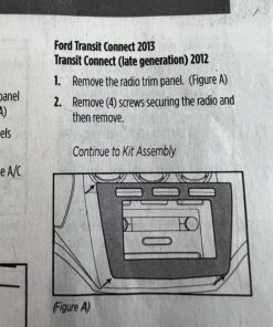 Metra 95-5812 Double DIN Installation Kit Fits SELECT 2004-2019 Ford Vehicles -Black. 27 810rmS5DtyL