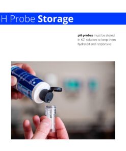 Bluelab CAREKITPHCON Probe Care Kit for pH and Conductivity (TDS) Probes and Pens with 4 Solutions and Cleaners, Cleaning Kit Tool for Hydroponic system and Indoor Plant Grow pH and EC (ppm) 8 810rvA IefL