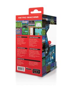 My Arcade Retro Machine Playable Mini Arcade: 200 Retro Style Games Built In, 5.75 Inch Tall, Powered by AA Batteries, 2.5 Inch Color Display, Speaker, Volume Control 27 810sMEM1EcL