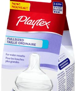 Alternative view of Playtex Full-Sized Nipple, Fast Flow, 2-Count