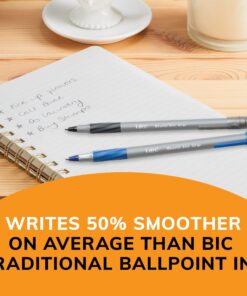 BIC Round Stic Grip Xtra Comfort Assorted Colors Ballpoint Pens, Medium Point (1.2mm), 36-Count Pack, Perfect for Writing with Superb Control 23 810t7PHVXL