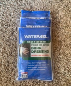 First Aid Only 4" X 4" Water Jel Burn Dressing, Sterile (Pack of 3) 7 810u7mrssL