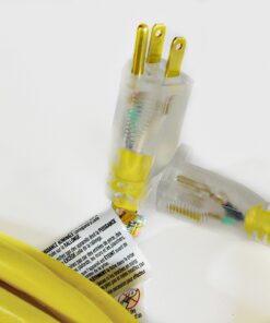 Alternative view of Radnor 64006304 12/3 X 50' Extension Cord With Lighted End