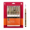 SAKURA Pigma Micron Fineliner Pens - Archival Black Ink Pens - Pens for Writing, Drawing, or Journaling - Assorted Point Sizes - 8 Pack 8 Count (Pack of 1) Ink Pen Set 12 810vOLHzYZL