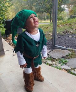 Niche-Finds Link Inspired Hat Elf Hat Tunic Cap for Adults and Young Adults + Free Hylian Crest Necklace Green 20 810wgCkSnL