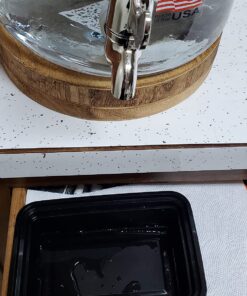 Anchor Hocking 2 Gallon Heritage Hill Beverage Dispenser with Lid (2 piece, all glass, dishwasher safe) Heritage Hill Jar Bev Dispenser 43 810x87dRRL