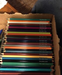 Shuttle Art 136 Coloured Pencils , Soft Core Colouring Pencils Set for Adult Colouring Books, Doodling, Sketching, Drawing, Art Supplies 136 colour 50 810xRLfIlVL