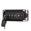 DropLight Ind. Handcrafted Guitar Amp Wall Mounted Key Holder with 4 Keychains (Hammer) Hammer