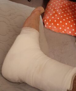 Swiss Safe Long Elastic Stretch Gauze Rolls, 4 Inch x 8 Yards, (24 Pack) 24 15 811 GGeSh1L