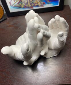 Luna Bean Huge Oversize XL Family Hand Casting Kit – Family Size Hand Molding Kit – Casts 6 Hands Comfortably Adults & Kids, Gifts for Family with Kids - Thanksgiving Gifts Family XL 71 8110t eQPL