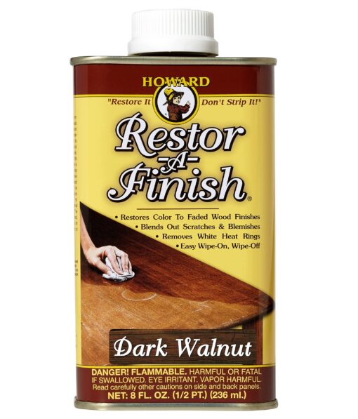 Howard Products, Dark Walnut Restor-A-Finish, 8 oz