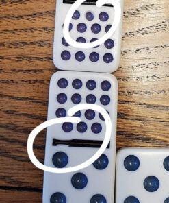 Spin Master Games Double Fifteen Color Dot Dominoes Game in a Tin (6029741) 31 81129c9Z zL